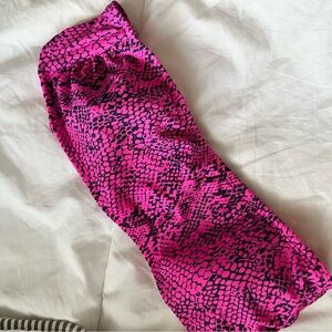 strapless snake bikini top medium